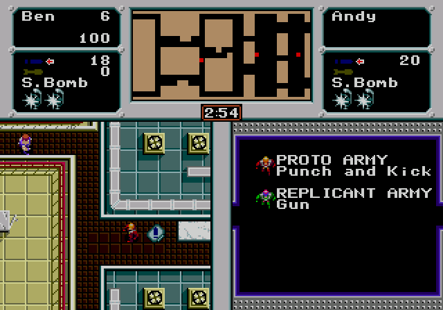 Crack Down - Megadrive game screenshot (1990) by Sega